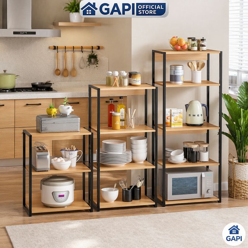 Kệ để lò vi sóng GAPI GM05 thiết kế hiện đại, hỏa tốc, giúp bếp gọn gàng