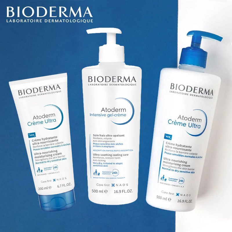 Bioderma Atoderm Intensive Gel-Creme 500ml/Bioderma Atoderm Intensive baume 500ml/Bioderma Atoderm creme ultra 500ml
