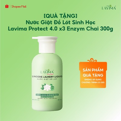 [QUÀ TẶNG KHÔNG BÁN] Nước Giặt Đồ Lót Sinh Học Lavima Protect 4.0 x3 Enzym Sinh Học Làm Sạch Vết Ố, Chai 300ml