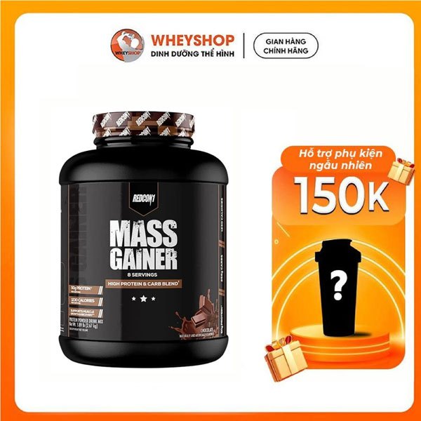 (TẶNG BÌNH) Bột bổ sung dinh dưỡng Redcon1 mass gainer (5.89Lbs) -  WHEYSHOP VN