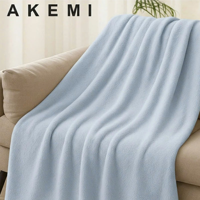 AKEMI Chăn Nỉ Cao Cấp Dày Dặn Siêu Ấm Colourlush Flannel Blanket 150x200cm 100% Polyester Mịn Màng Chống Nhăn