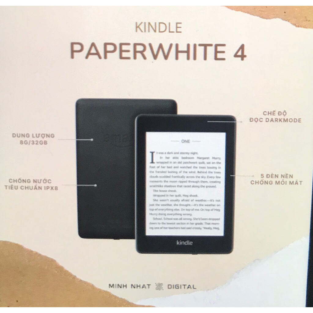 Máy đọc sách Kindle Paperwhite 4
