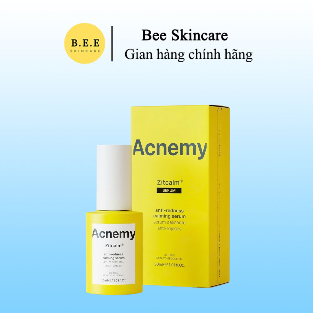 [HÀNG CÔNG TY] Serum Acnemy Zitcalm Anti Redness Calming Giảm Đỏ, Làm Dịu, Phục Hồi Da Bee Skincare