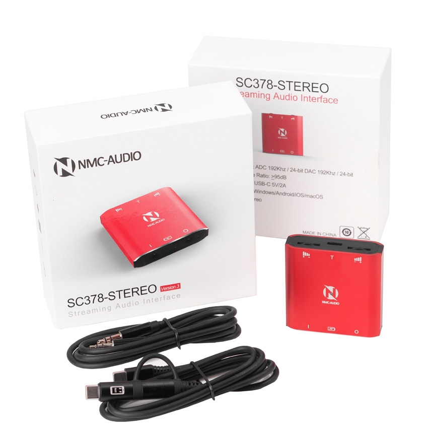 Hộp Phát Sóng Trực Tiếp NMC AUDIO SC378 STEREO V3, box live hỗ trợ kết nối thu âm và livestream cho 