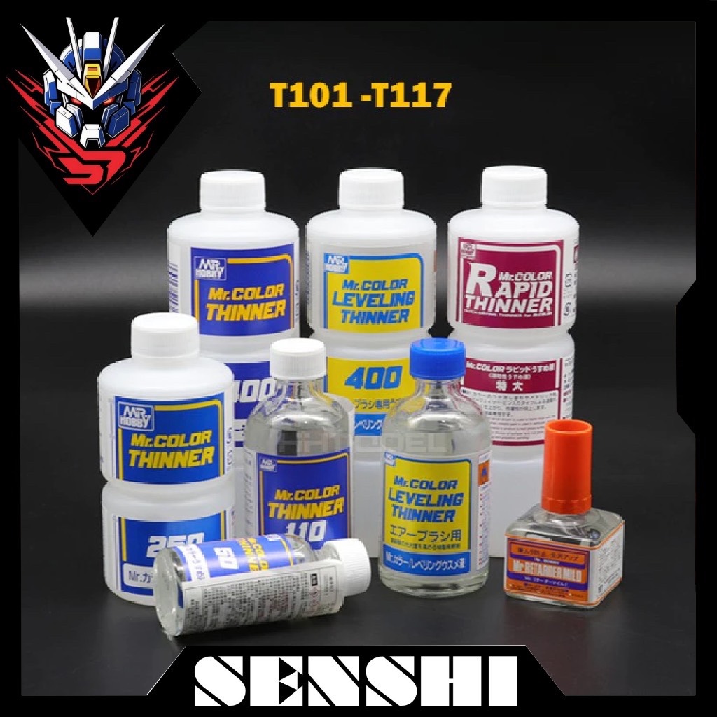 DUNG MÔI MR HOBBY LACQUER THINNER - MR COLOR THINNER / LEVELING THINNER / MR RAPID THINNER