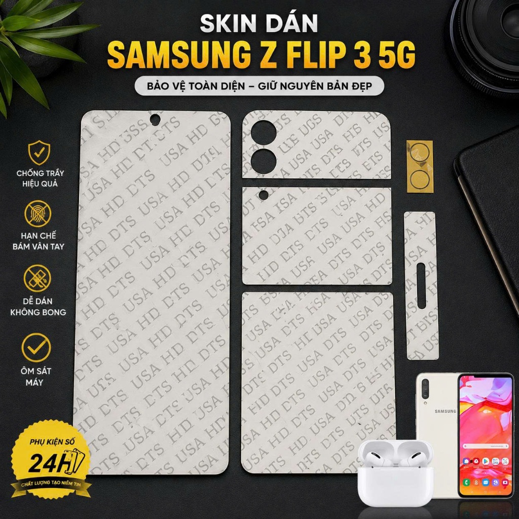 Full Bộ dán PPF xịn Trong suốt cho Samsung Galaxy Z Flip3 - Samsung Galaxy Z Flip4 - Galaxy Z Fold4 