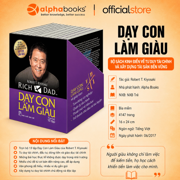 Sách - Combo Dạy Con Làm Giàu (Trọn Bộ 13 Tập) (Tái Bản)