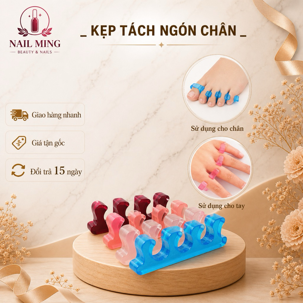 tách ngón chân silicon ( bộ 2 chiếc )