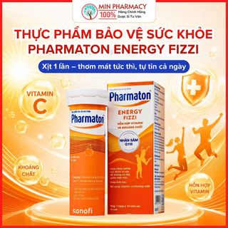 Thực Phẩm Bảo Vệ Sức Khỏe Pharmaton Energy Fizzi – Tuýp 10 Viên Sủi