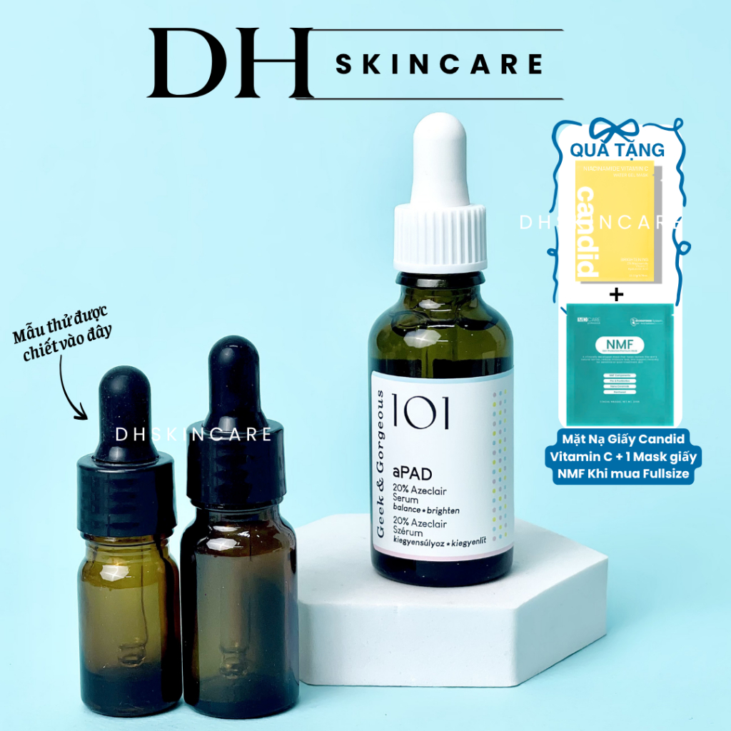[HÀNG CÔNG TY] Serum Geek & Gorgeous aPAD Azelaic Acid 30ml  Mờ thâm, dưỡng sáng, kiểm soát dầu