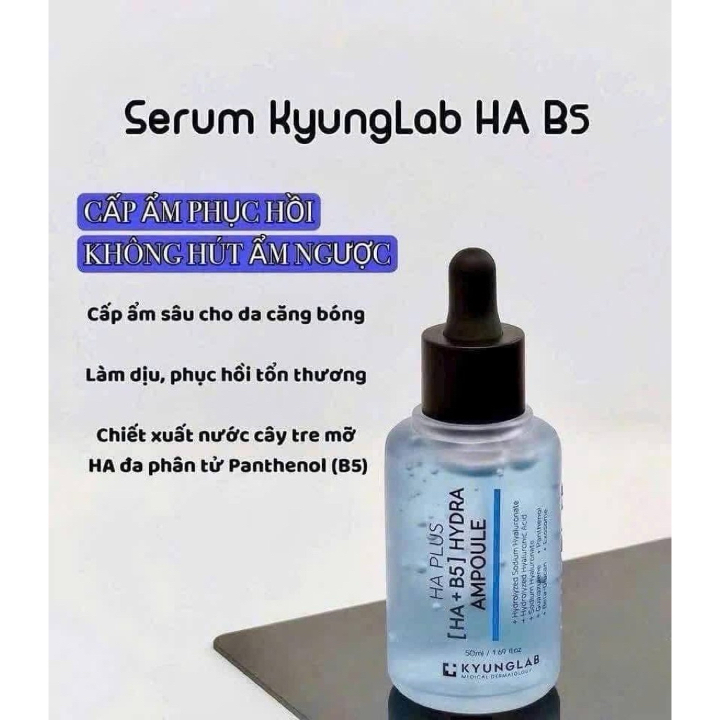KyungLab Serum Cấp ẩm phục hồi HA B5 làm dịu dưỡng da căng bóng