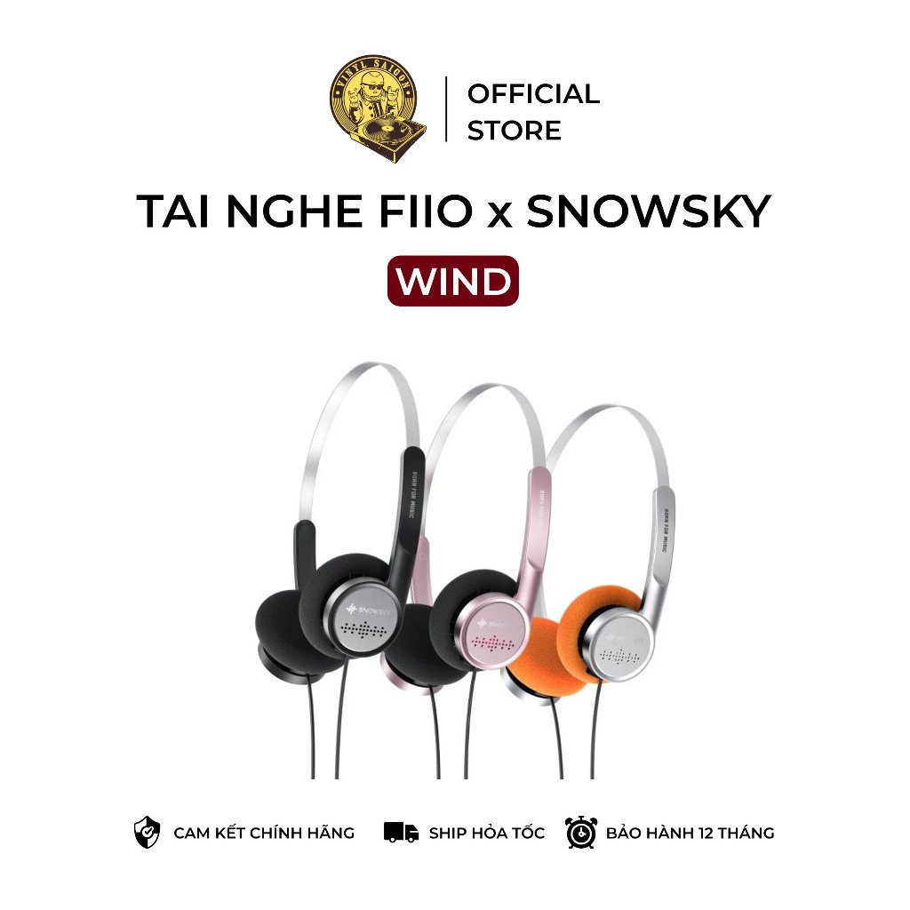 Tai nghe chụp tai có dây FiiO x Snowsky Wind - Bảo hành 12 tháng