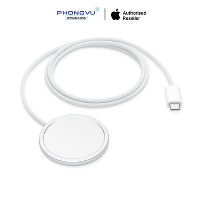 Sạc Không Dây Apple MagSafe (USB-C) 1m/2m - Hỗ Trợ Sạc Nhanh 25W - Hàng Chính Hãng - Bảo hành 12th