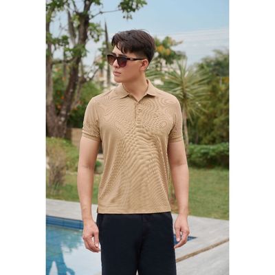 Áo Polo Nam Cao Cấp Ninomaxx Hoạ Tiết Thêu Form Travel Fit AEROSOFT Thoáng Mát Co Giãn Tốt 2510033