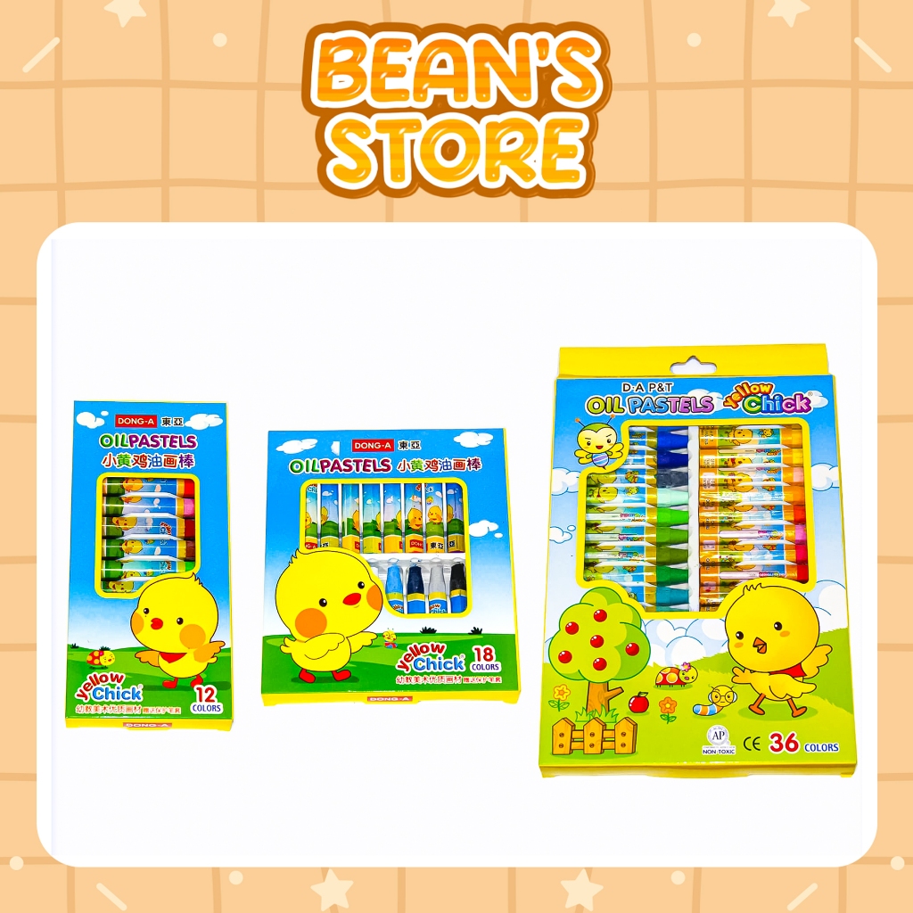 Sáp Dầu Con Gà D-A P&T Chính Hãng Hàn Quốc (12/ 18/ 36 màu) - BEAN'S STORE