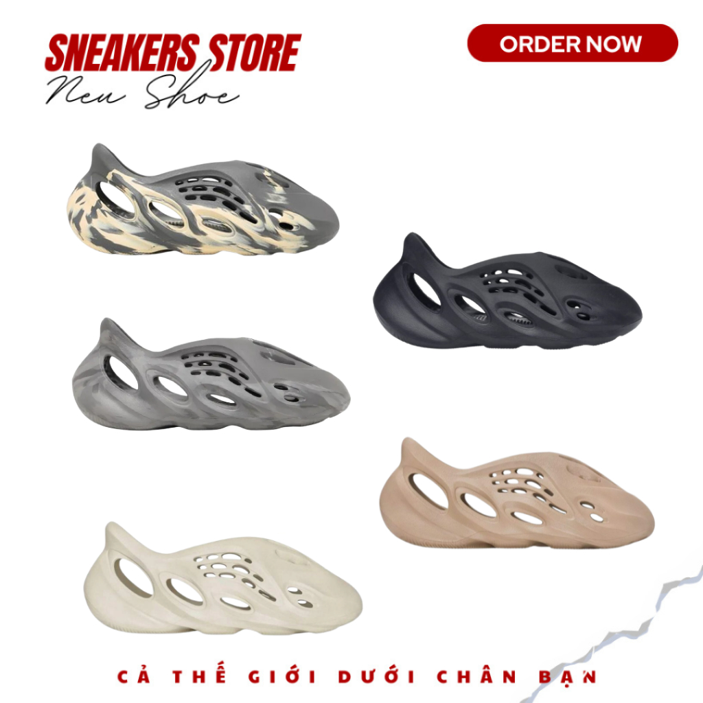 [ sale 50% ]  Yz Foam Runner đủ các màu full size nam nữ