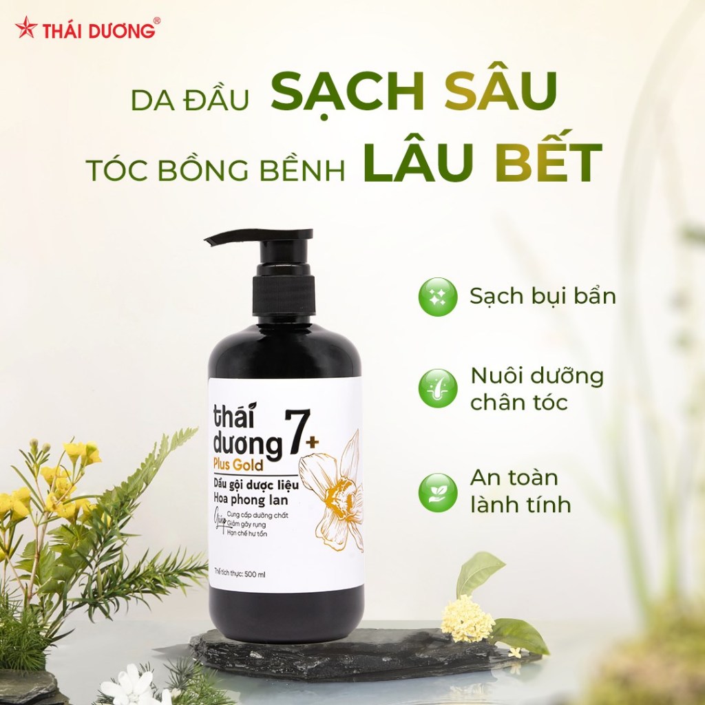 [MUA 2 TẶNG 1] Cặp Dầu gội & Dầu xả Thái Dương 7 Plus Gold 500ml tặng kèm quà | BigBuy360 - bigbuy360.vn