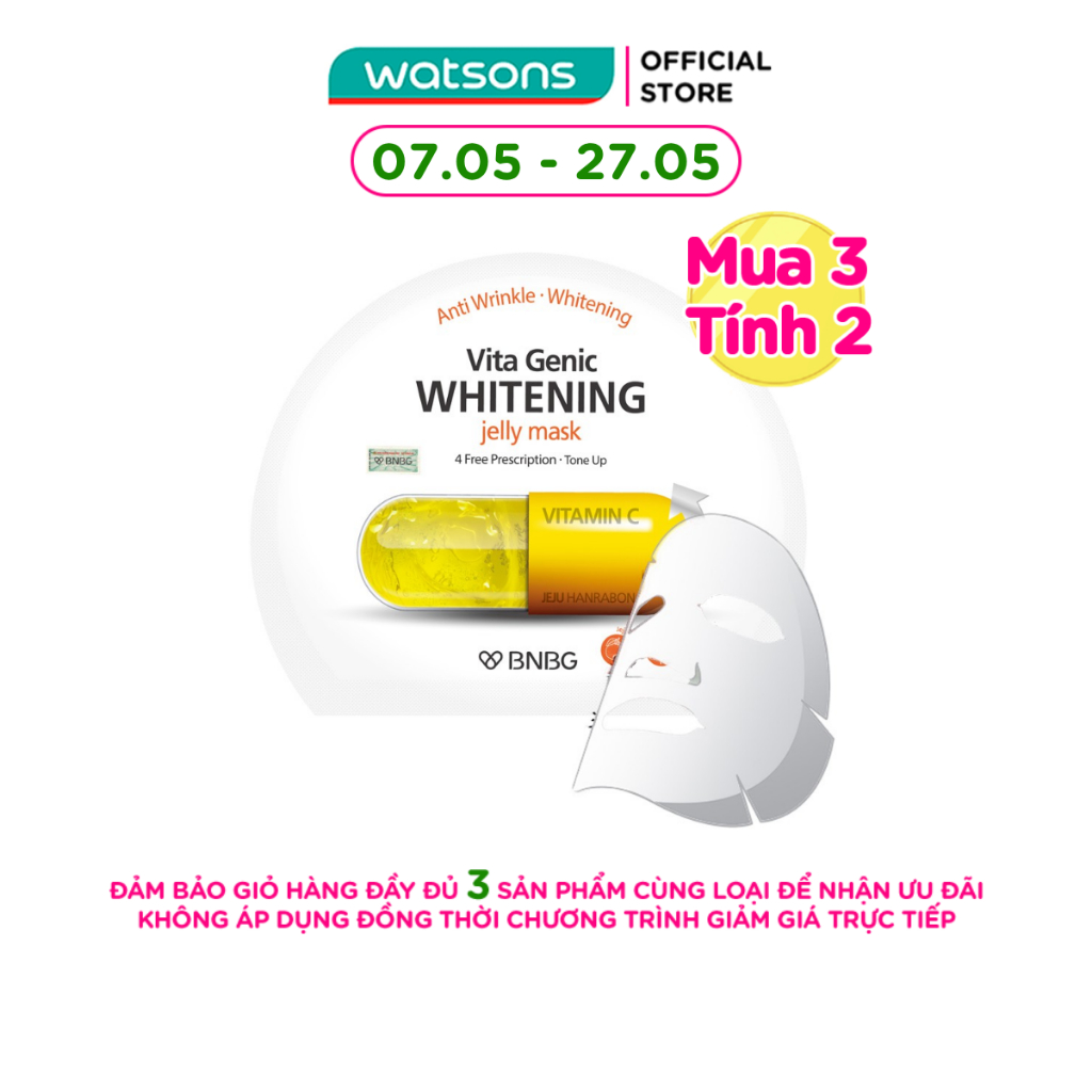 Mặt Nạ BNBG Vita Genic Whitening Jelly Mask Dưỡng Trắng 30ml