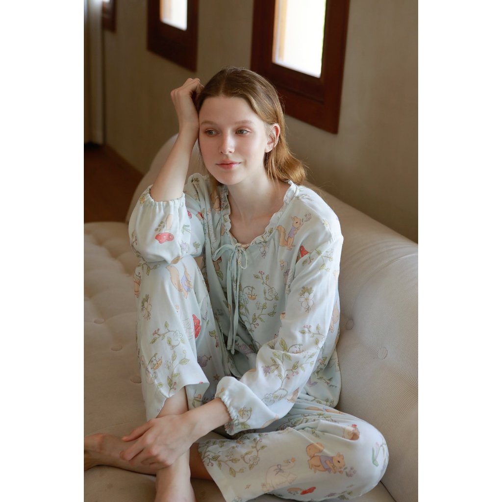 After Bath - Bộ Pyjama Cổ Tích Enchanted Mint - PJ225