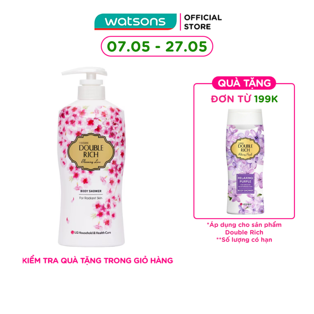 Sữa Tắm Double Rich Hoa Anh Đào 550g