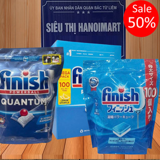 Viên rửa bát Finish Quantum gói 64 viên, 85V ultimate plus
