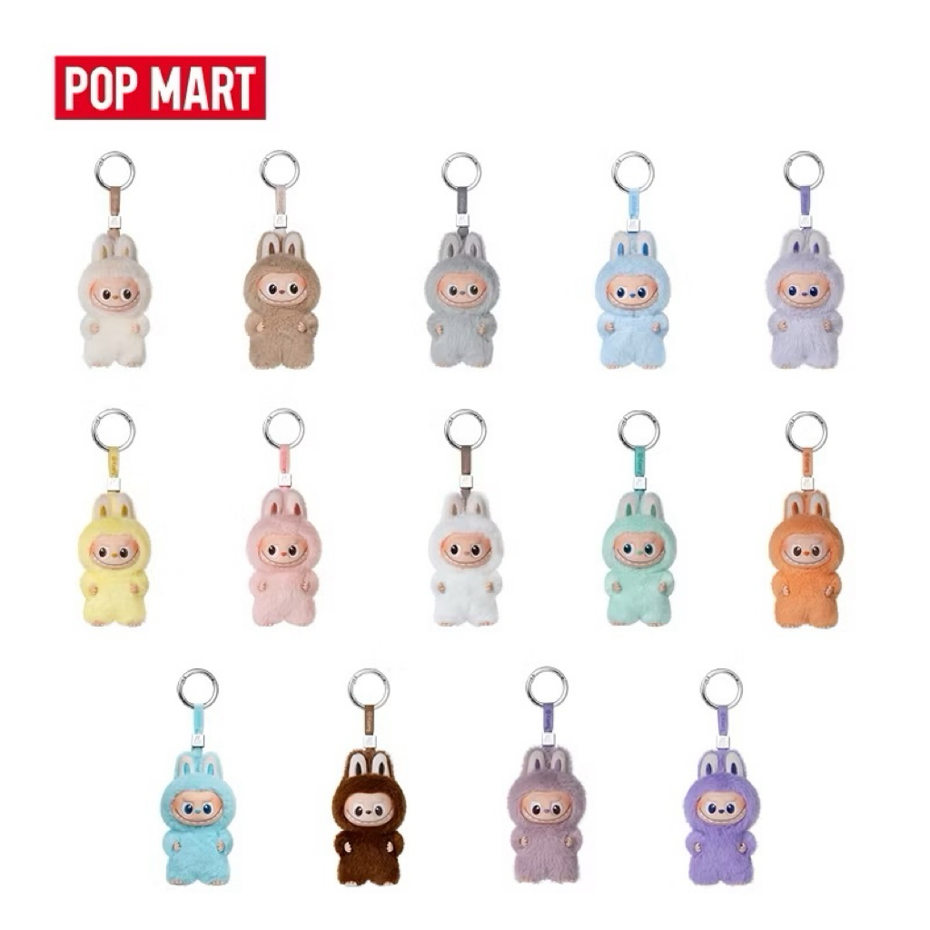 Mô hình LABUBU THE MONSTER PIN FOR LOVE SERIES - Vinyl Plush Pendant blind box (A-M) ko hộp