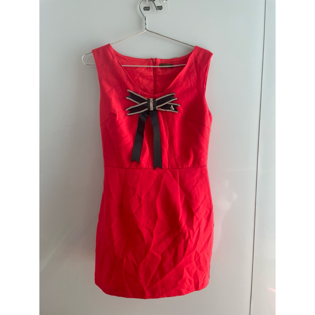 Đầm đi tiệc phối nơ size S E66 N78 D71