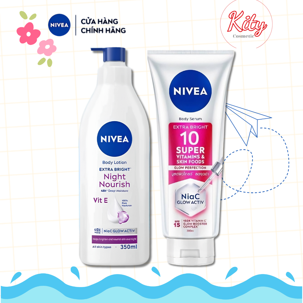 Serum Dưỡng Thể NIVEA 10 Super Vitamins 150X