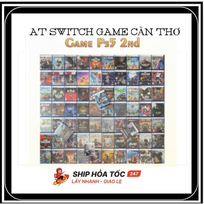 Đĩa chơi game PS5 2nd & New chính hãng giá rẻ