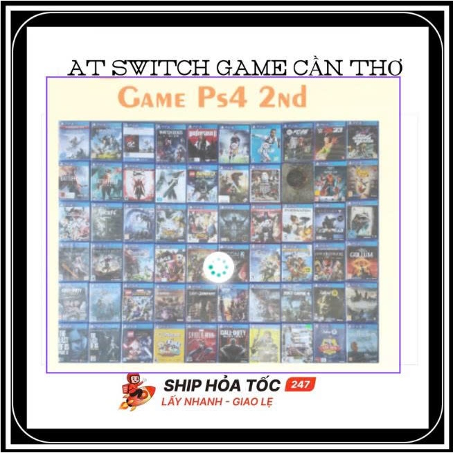 Đĩa Chơi Game PS4 2ND & New Giá Rẻ Chính Hãng