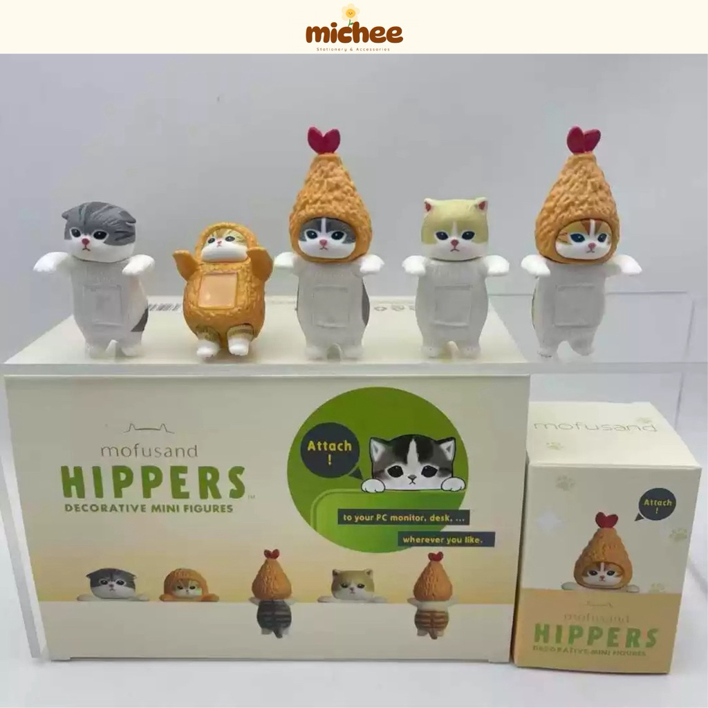 (Ngẫu nhiên) Hộp mù mèo mofusand mini hippers nhiều mẫu - michee.studio