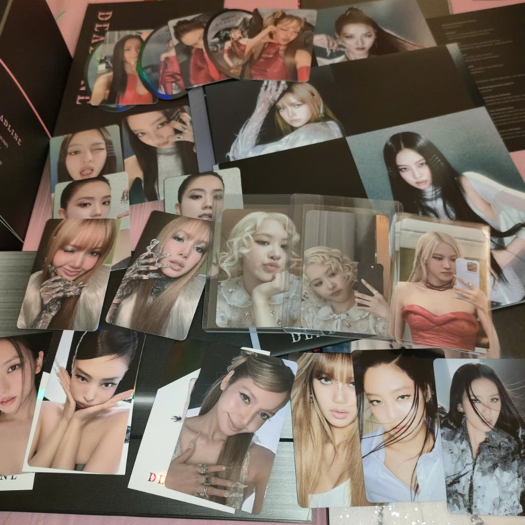 Card bo góc Rosé Lisa Jennie Jisso Album Deadline Rosie | Thẻ hình bo góc Rosé BLACKPINK Jisoo Lisa 