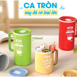 🌱ca tròn 2 lớp có nắp 500 & 750ml matsu -duy tân, nhựa pp, ca nước ,ca uống cafe 🌱duytanstore🌱