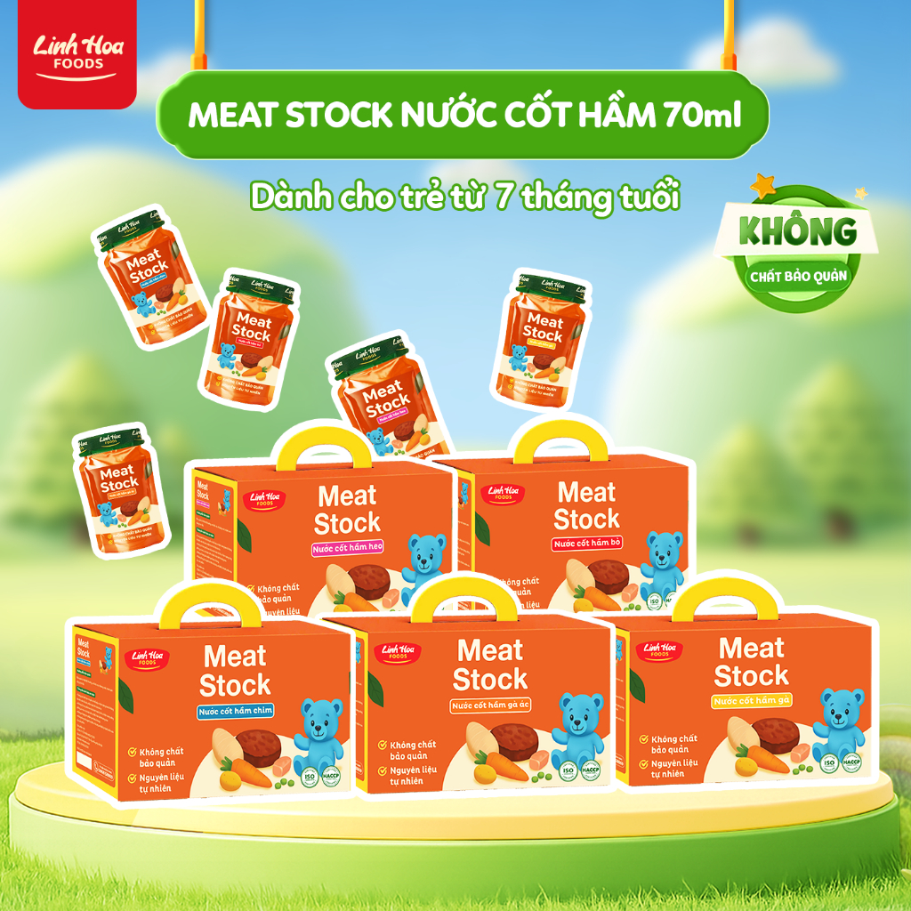 [Meat stock] Nước cốt hầm 70ml - LINH HOA FOODS