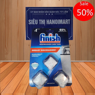 Viên vệ sinh máy rửa bát Finish, dung dịch nước vệ sinh finish tẩy cặn canxi dầu mỡ trong lòng máy