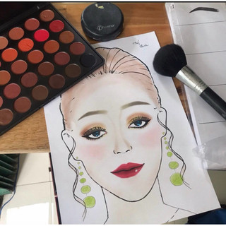 Giấy vẽ Face Chart 49 Tấm