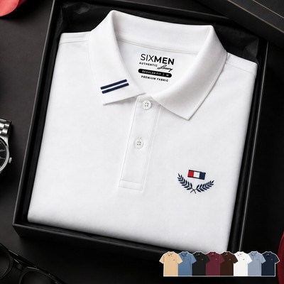 Áo polo nam cao cấp VICTORY [Tặng Kèm Hộp Quà] Vải cá sấu FeelMax thoáng mát, sang trọng - SIXMEN