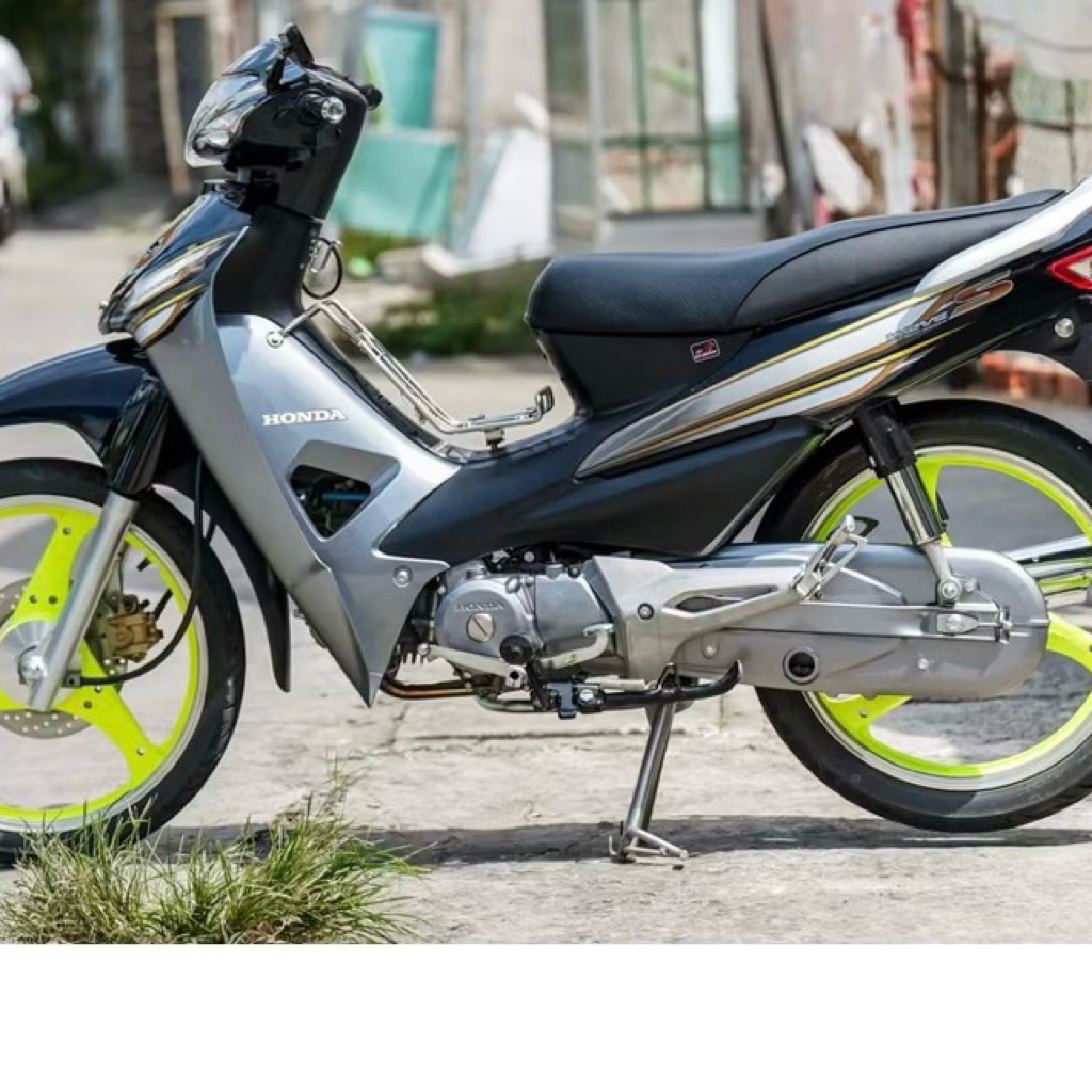 Tem Wave 100S 2008 màu đen xám in máy nhật