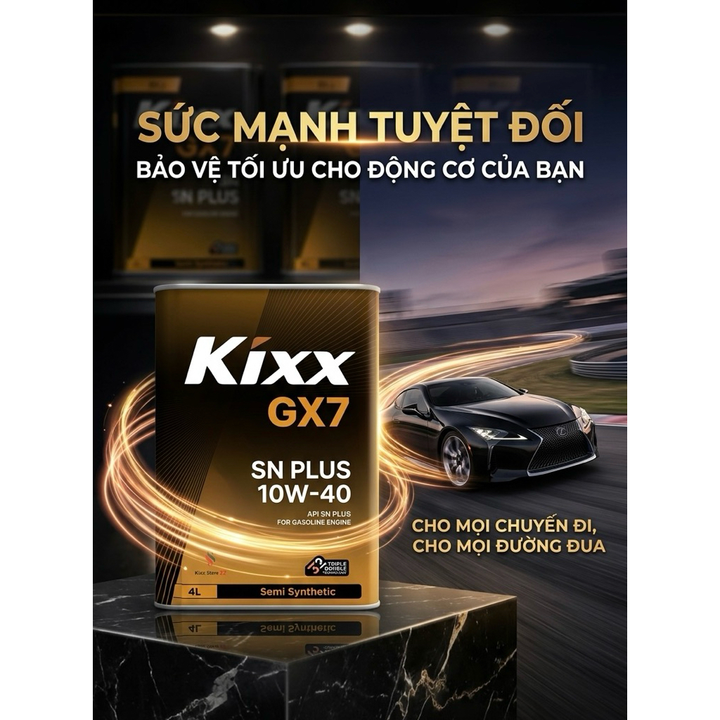 KIXX SN PLUS 10W40 Bán Tổng Hợp
