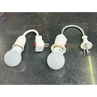 Đui đèn lò xo kèm công tắc - Đuôi đèn E27 uốn dẻo