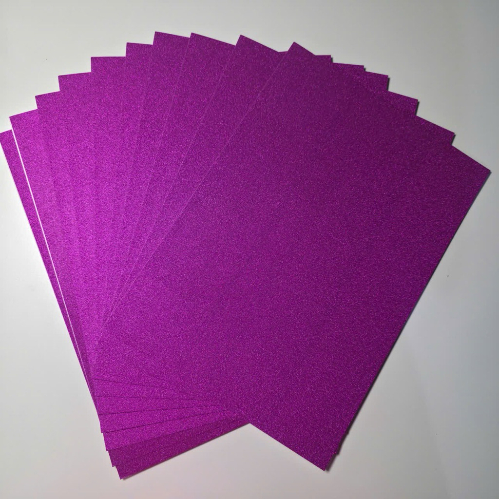 Giấy bìa kim tuyến || Giấy kim tuyến A4 || Combo 10 tờ giấy A4 kim tuyến 250gsm