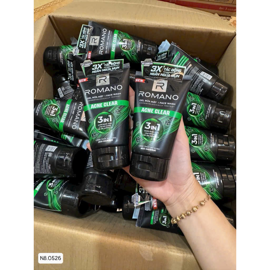 Sữa rửa mặt romano chính hãng 100%