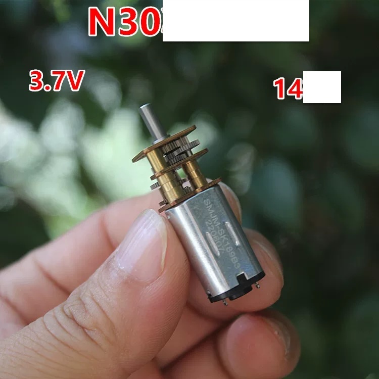 Động cơ DC N30 có hộp số, động cơ mô-men xoắn cao, tốc độ chậm.