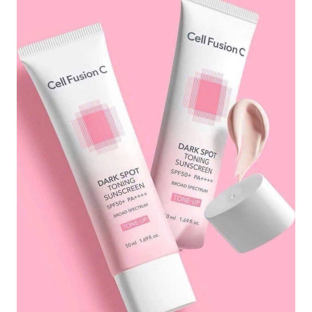 KEM CHỐNG NẮNG CELL FUSION C HỒNG –✨  Cell Fusion C Tone Up Sunscreen Pink – Bản mới 50ml