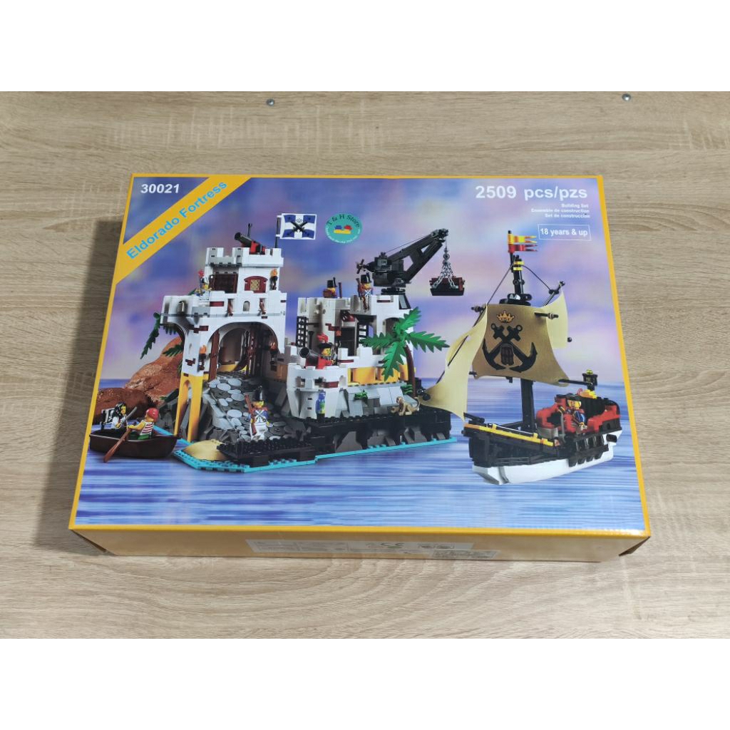 (HOẢ TỐC HCM) BỘ GẠCH LẮP RÁP Pháo Đài Eldorado - Cuộc Phiêu Lưu Hải Tắc- Eldorado Fortress