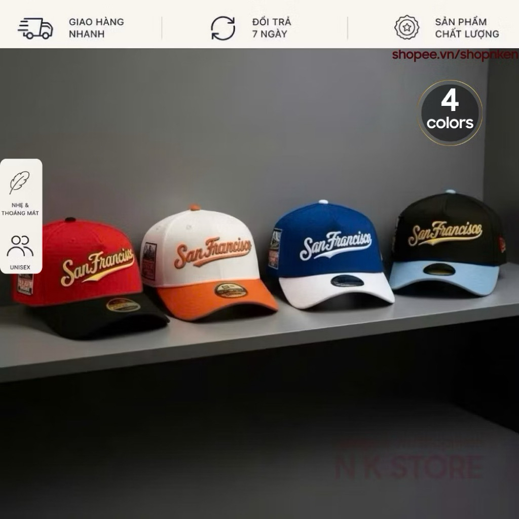 Mũ Lưỡi Trai SanFrancisco Streetwear & Phong Cách Mỹ – Hot Trend