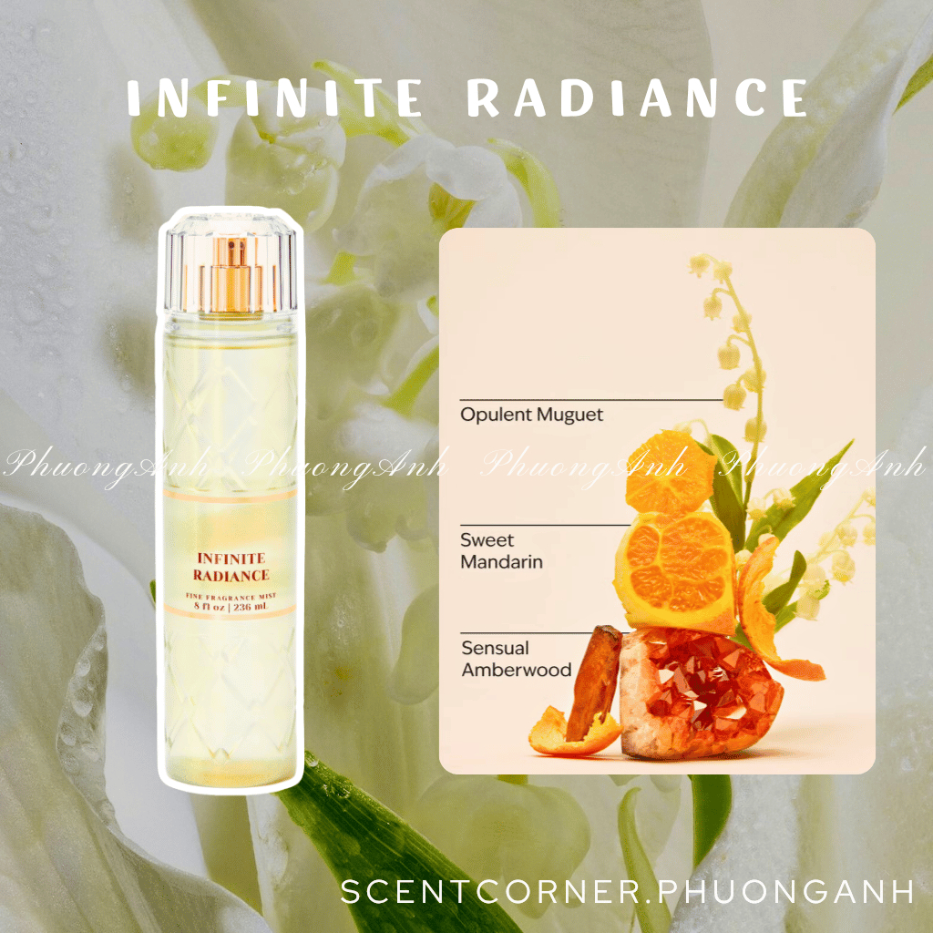 [ Mini để thử mùi ] INFINITE RADIANCE - Xịt thơm Body Mist