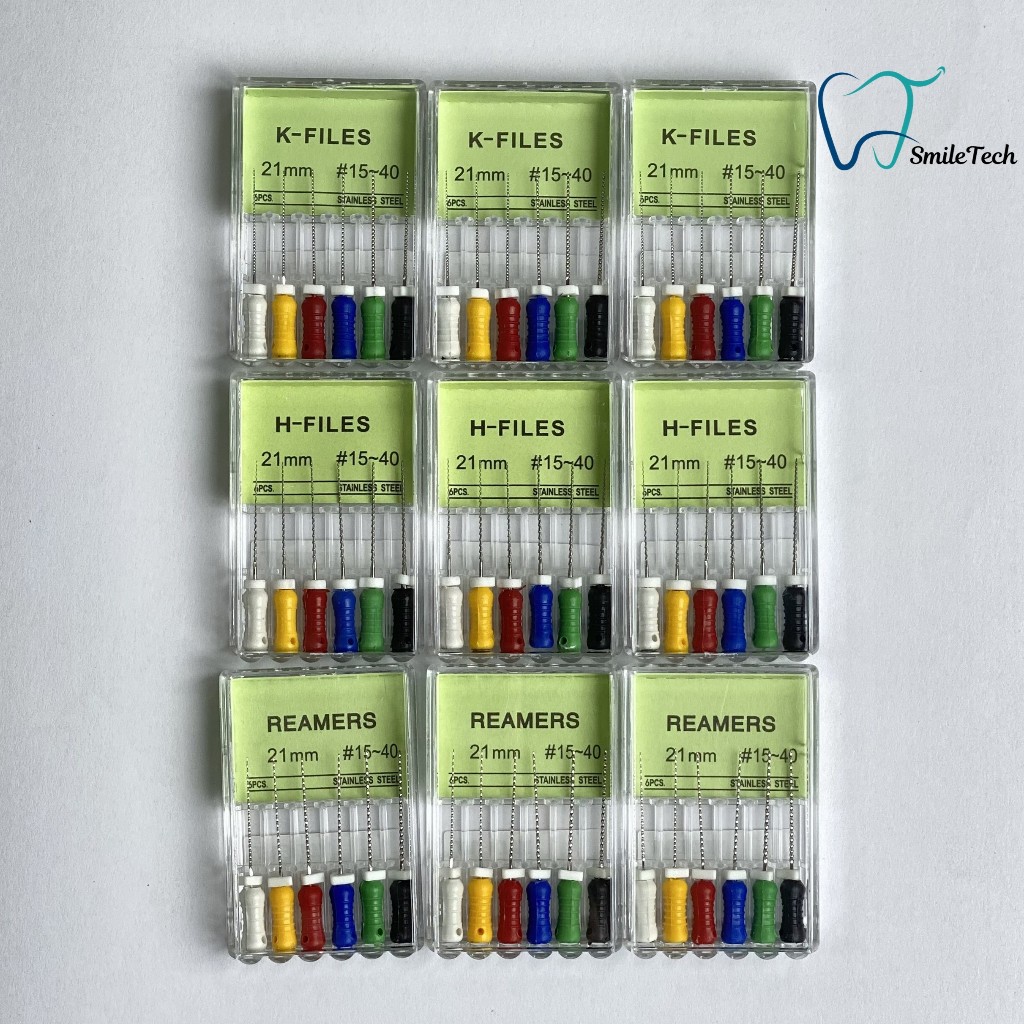 Nong Dũa Nha Khoa K File, H File, Remers File - Trâm Nội Nha - Trâm Tay Nha Khoa [XUẤT VAT]