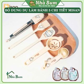 Bộ dụng cụ nấu ăn dặm Misan 5 món cho bé