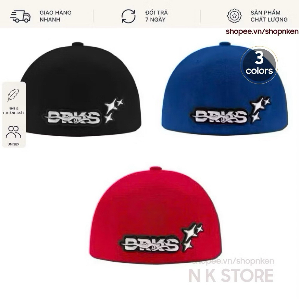 Mũ Snapback DRKS – Nón HipHop Unisex, Logo DRKS Cá Tính